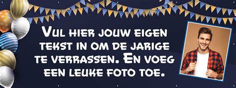 25 jaar verjaardag halve sarah teksten|Spandoek met eigen tekst (130 tekens)